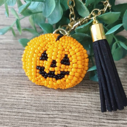 1点限り】桜 ビーズ刺繍 バッグチャーム/キーホルダー バッグチャーム