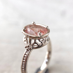 ストロベリークォーツの指輪 11枚目の画像