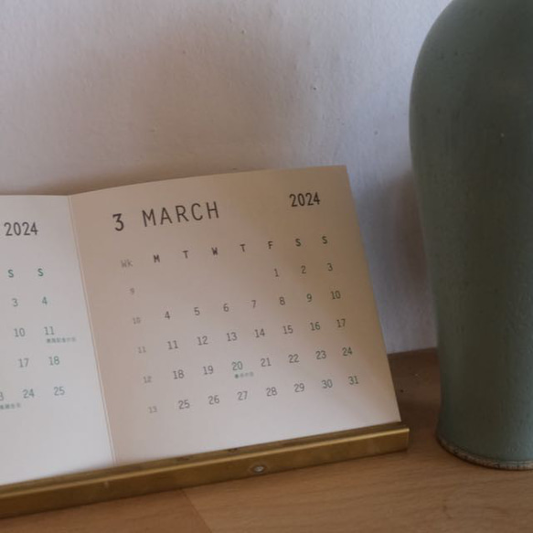 TATOU2024 / TABLE CALENDAR 3枚目の画像