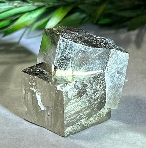 天然石 パイライト クオーツ 1 結晶 原石 ハンドメイド 素材