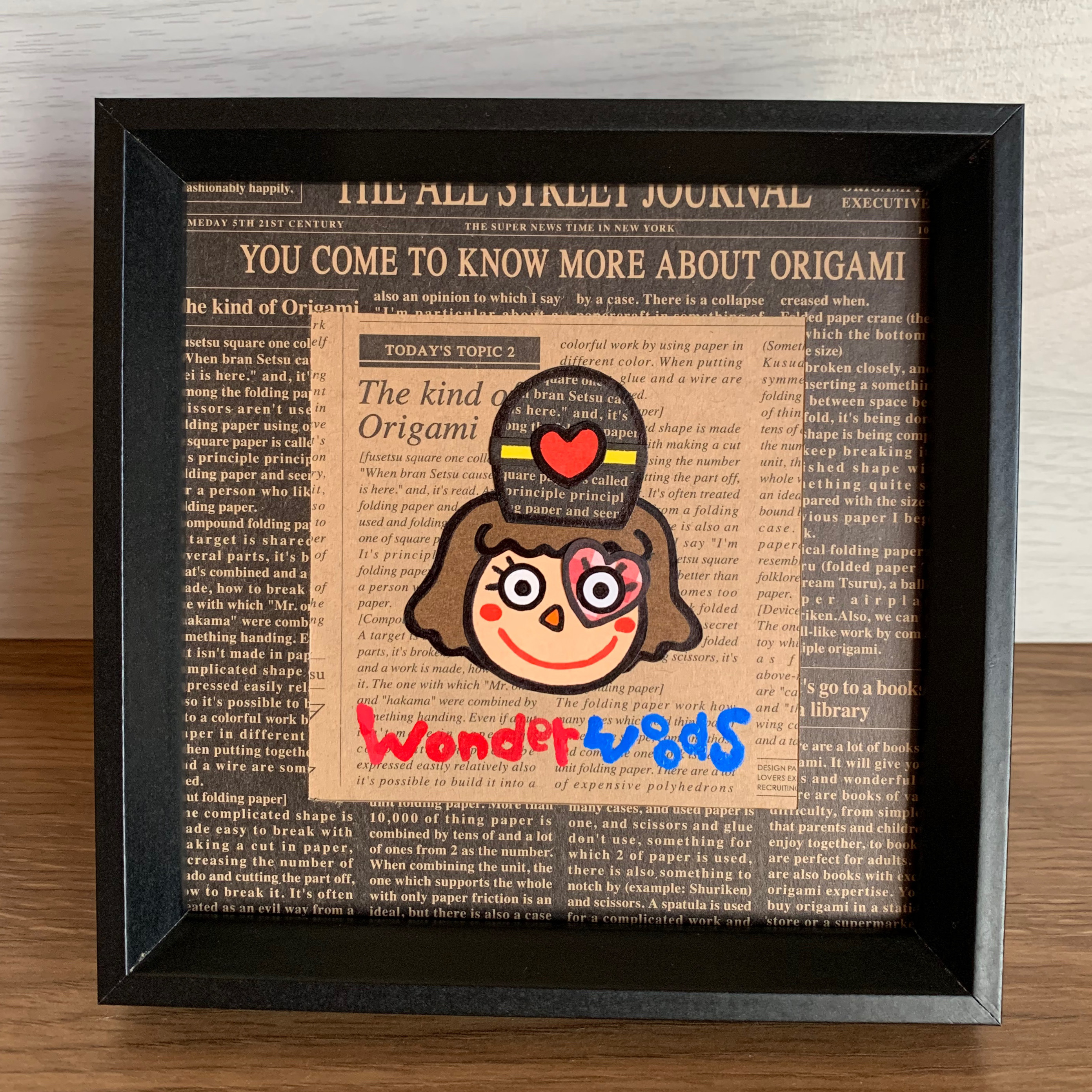 原画】貼り絵 ハートのトランプ兵 【公式通販】