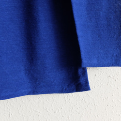 亞麻棉內衣3/4袖（花海軍藍）【女士S、M、L尺寸】 第6張的照片
