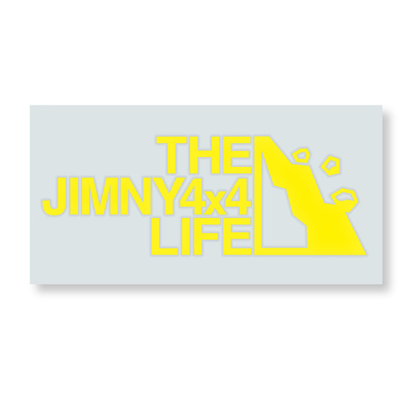 ジムニー ステッカー THE JIMNY 4x4 LIFE アウトドア グッツ オフロード 車 ステッカー 5枚目の画像
