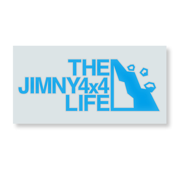 ジムニー ステッカー THE JIMNY 4x4 LIFE アウトドア グッツ オフロード 車 ステッカー 9枚目の画像