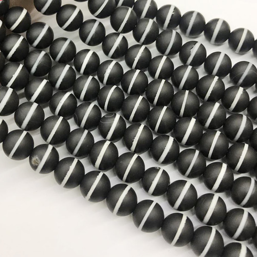 天然石 一線天珠薬師メノウ10個セット☆健康守り石「無病息災」「除災