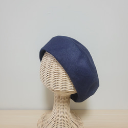 デニムベレー帽　親子コーデ 2枚目の画像