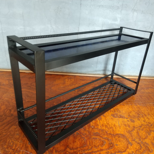 一点物 アイアン スタイリッシュラック 棚・シェルフ・ラック sho137