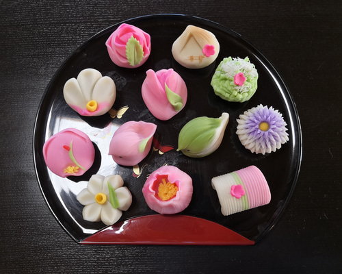 季節の上生菓子(練り切り) おまかせ6個入り 和菓子 米粉スイーツ Ku