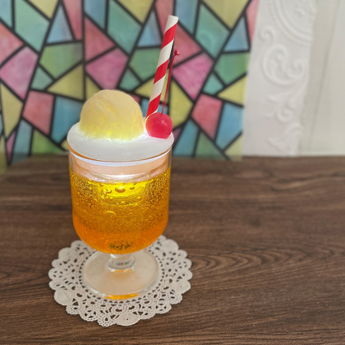 着せ替え可能 2WAY！LEDアロマ「クリームソーダ」（オレンジソーダ