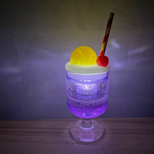 着せ替え可能 2WAY！LEDアロマ「クリームソーダ」（オレンジソーダ