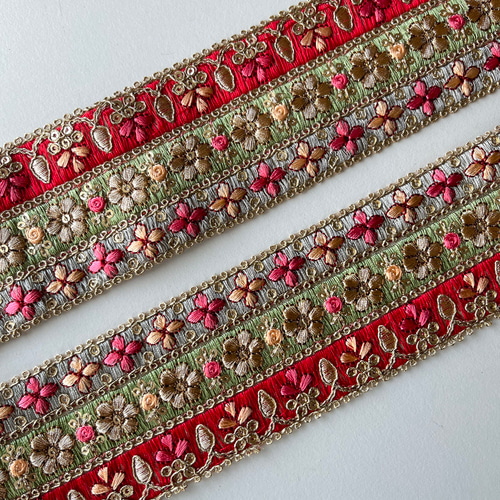 インド刺繍リボン専用 インド刺繍リボン4種セット A_0029 | #202 ameri plus