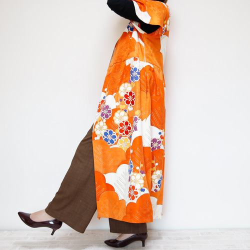 KIMONO Wrapped Dress'n Coat -着物を使った2Wayドレスコート 1 KIMONO Wrapped Dress'n Coat -着物を使った2Wayドレスコート 1