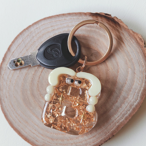 バッハ♪キーホルダー ☆受注製作☆ギフトにも！ キーホルダー baby