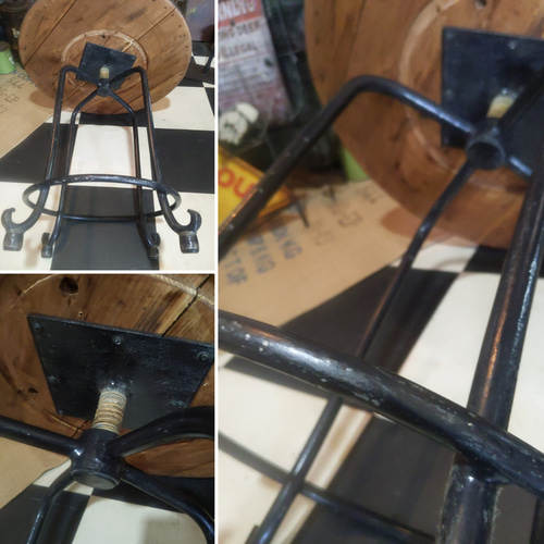 インダストリアル ガレージテーブル 高さ調整式 F-Type #店舗什器