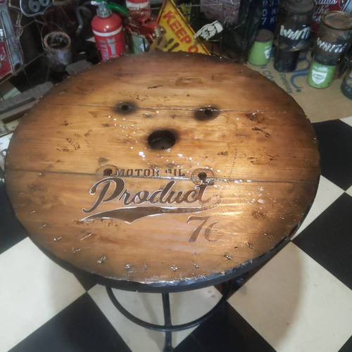 インダストリアル ガレージテーブル 高さ調整式 F-Type #店舗什器