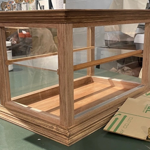 サイズオーダー可】カフェ什器｜木製ショーケース｜アクリルケース
