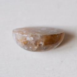 アゲート＊オーバル・カボション・カット＊12.76ct＊19.8×10.6mm＊QAG-014 2枚目の画像