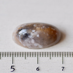 アゲート＊オーバル・カボション・カット＊12.76ct＊19.8×10.6mm＊QAG-014 6枚目の画像