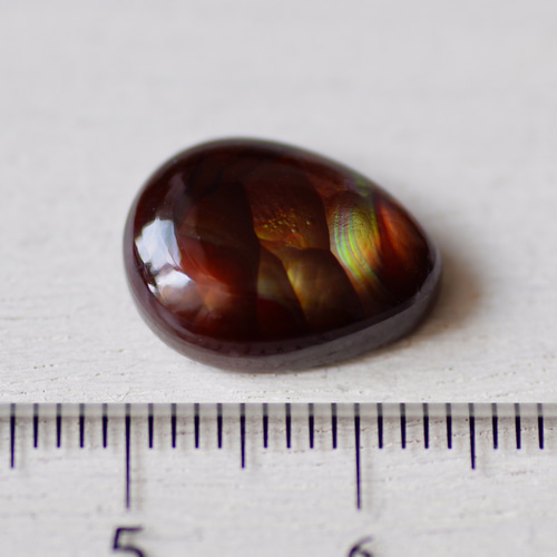 9.5ct希少！ファイアアゲートオーバルルース 9.5ct希少！ファイア