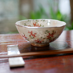秋の福袋　ご飯茶碗（萩・秋草）４客セット　京焼・清水焼　 3枚目の画像