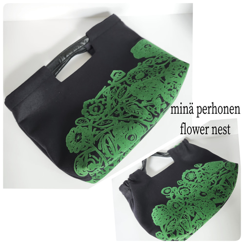【おみこ】ミナペルホネンハンドメイドシャーリングバッグ おみこ様専用】ミナペルホネンハンドメイドシャーリングバッグ