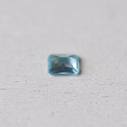 ブルー・アパタイト＊オクタゴン・カット＊0.28ct＊4.3×3.4mm＊AP-014 2枚目の画像