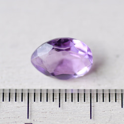 アメシスト＊ペアシェイプ・カット＊1.89ct＊10.0×7.0mm＊QA-027 5枚目の画像