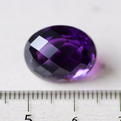 アメシスト＊オーバル・カット＊11.95ct＊16.0×13.0mm＊QA-037 5枚目の画像