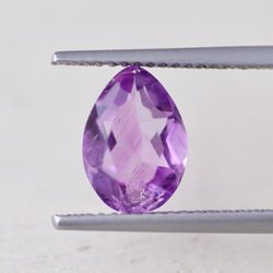 アメシスト＊ペアシェイプ・カット＊1.77ct＊9.8×6.9mm＊QA-026 4枚目の画像