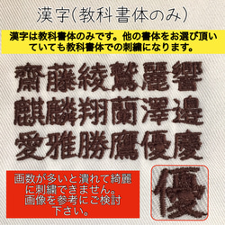 同色同ネーム3枚セット☆シンプルお名前ワッペン中＊くすみカラー 6枚目の画像