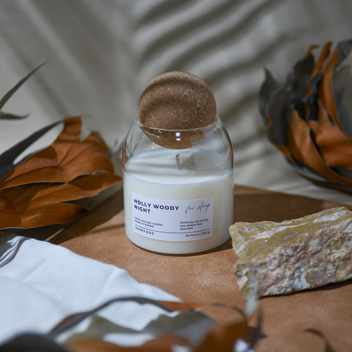 おやすみ前のアロマキャンドル ソイワックス ソイキャンドル