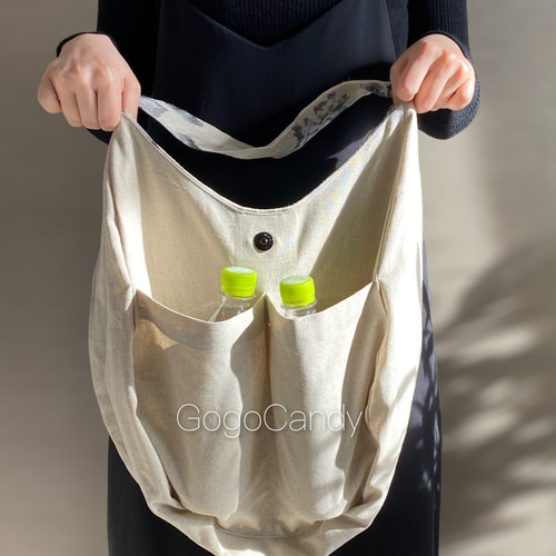 バッグの型紙【あんずバッグ 】型紙のみ 型紙 GogoCandy あーこ 通販  