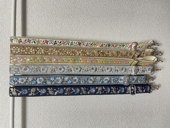 インド刺繍 ショルダーストラップ 9枚目の画像