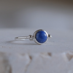 New!Lapis lazuli_Halda áfram ring　ラピスラズリ天然石シルバーリング　silver925 1枚目の画像