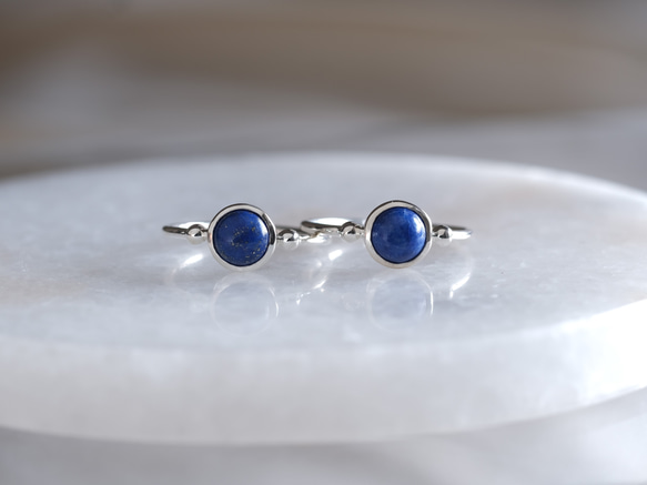 New!Lapis lazuli_Halda áfram ring　ラピスラズリ天然石シルバーリング　silver925 8枚目の画像