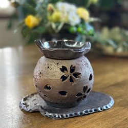 茶香炉 白 Tea incense burner （受注生産） キャンドル・キャンドル