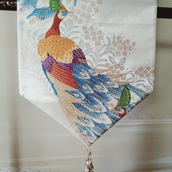 帯リメイク テーブルランナー ［佐賀錦花文様］ その他インテリア雑貨