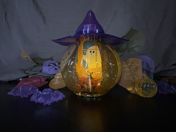 ハロウィンランタン センサリーボトル 立体・オブジェ ぁぉぃ 通販