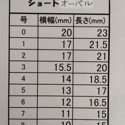 ポリッシュタイプ　ショートオーバル　オレンジピンク（No.01）　ゆうパケット（追跡あり）送料無料 4枚目の画像