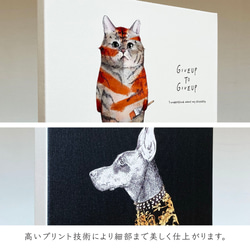 キャンバスアート「ボクサーになりたいネコ」/送料無料 7枚目の画像