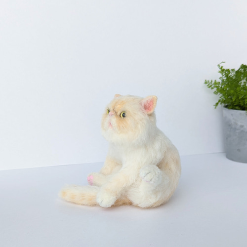 エキゾチックショートヘア　/ ワイヤーアート　ワイヤークラフト エキゾチックショートヘアねこ/ ワイヤーアートワイヤークラフト
