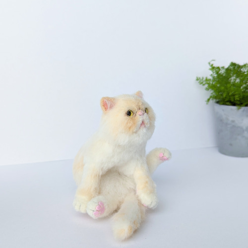 羊毛フェルト 猫 Needle felted cats🐾🐾🐾 オーダーねこさん、とうとう3匹完成