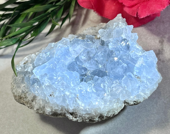 天使の石໒꒱✨　セレスタイト　天青石　クラスター　原石　ラフストーン 天使の石໒꒱✨ セレスタイト 天青石 クラスター 原石 ラフ