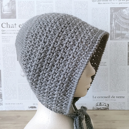 大人のボンネット 秋冬 シンプル きれいめ フェミニン バラクラバ