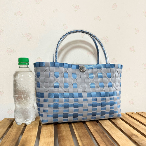 ✩.*˚みぽりん.:*♡です　プラかごバッグ　ハンドメイド　プラカゴ 楽天市場】プラカゴ バッグ かごバッグ 手編み ハンドメイド A4