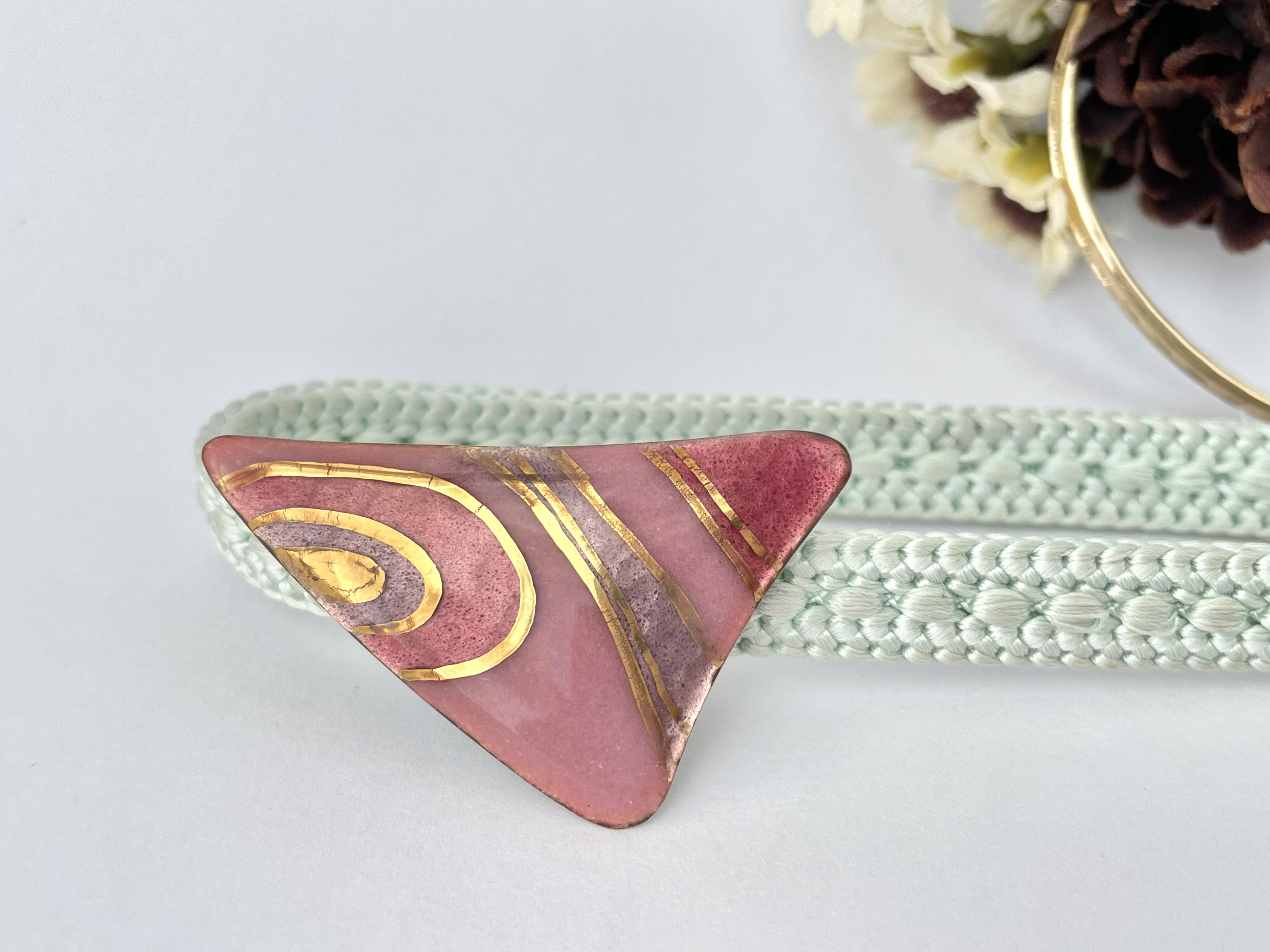 七宝焼き帯留め(724)