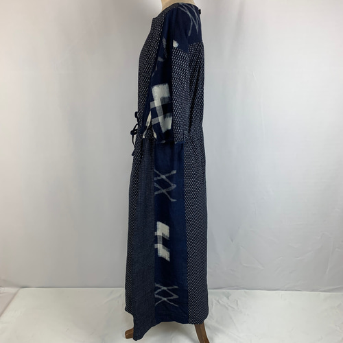 絵絣と絣のワンピース ワンピース 布袋（きんちゃく） 通販