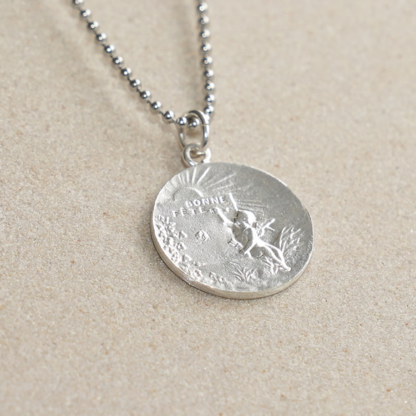 The Antique Coin Necklace / SV925≪送料無料≫ アンティーク コインネックレス 4枚目の画像