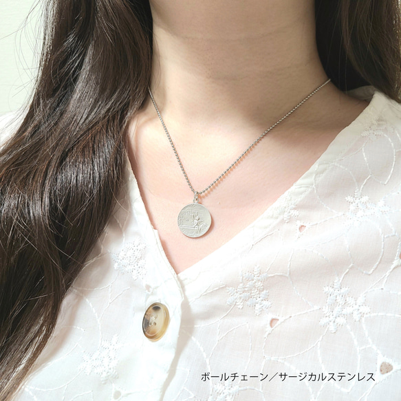 The Antique Coin Necklace / SV925≪送料無料≫ アンティーク コインネックレス 6枚目の画像