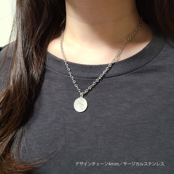 The Antique Coin Necklace / SV925≪送料無料≫ アンティーク コインネックレス 8枚目の画像